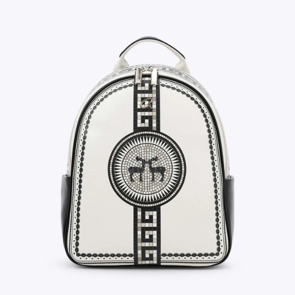 AXEL Backpack With Mosaic Deer Print