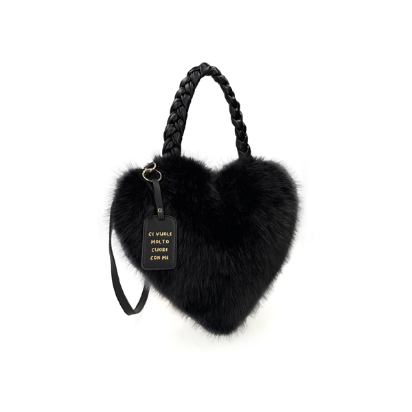 LEPANDORINE Fur Black Heart