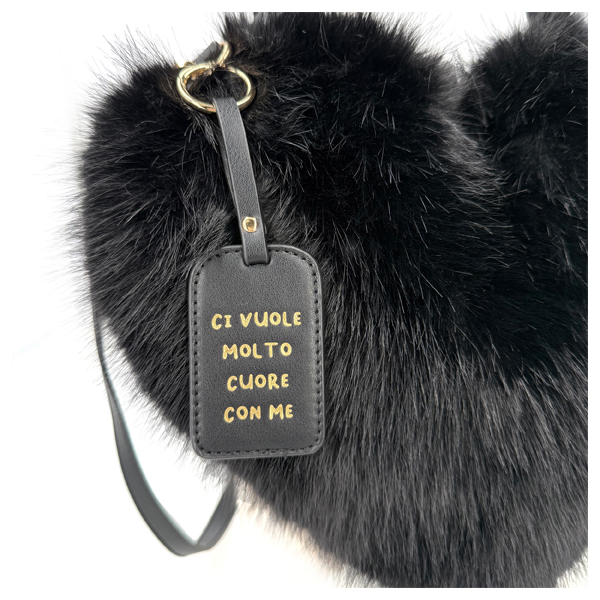 LEPANDORINE Fur Black Heart