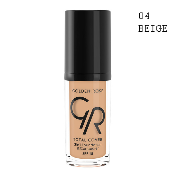 GOLDEN ROSE TOTAL COVER 2in1 Foundation & Concealer