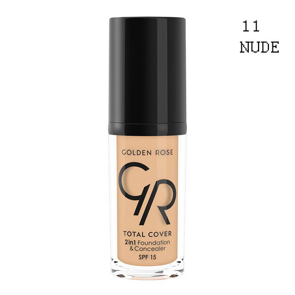 GOLDEN ROSE TOTAL COVER 2in1 Foundation & Concealer