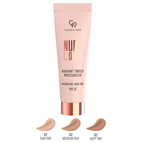 GOLDEN ROSE Nude Look Radiant Tinted Moisturiser